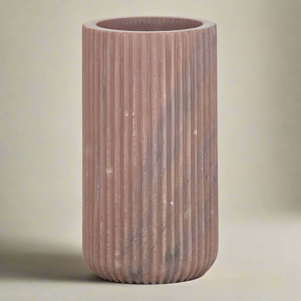 Amalfi - Doen Pink Marble Vase