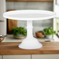 Ecology - Large Torte Glass Cake Stand in White