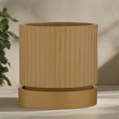 Amalfi - Swinton Planter Pot in Ochre