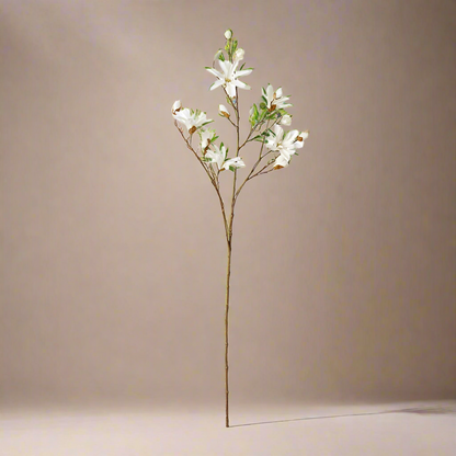 36x28x104cm Elme Living Magnolia Japanese Spray in White