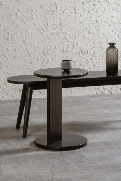 Brentwood Timber Side Table in Black