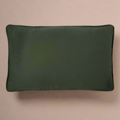 Academy - Velour Cushion in Forest Green