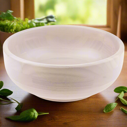 Davis & Waddell - White Wash Salad Bowl