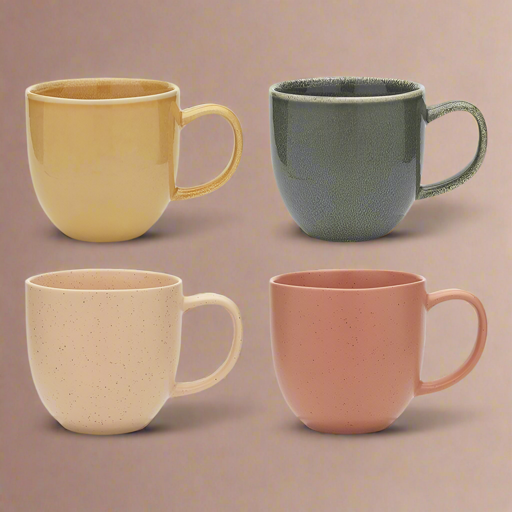 Ecology - Dwelling 300ml Set of 4 Earth Tone Mugs