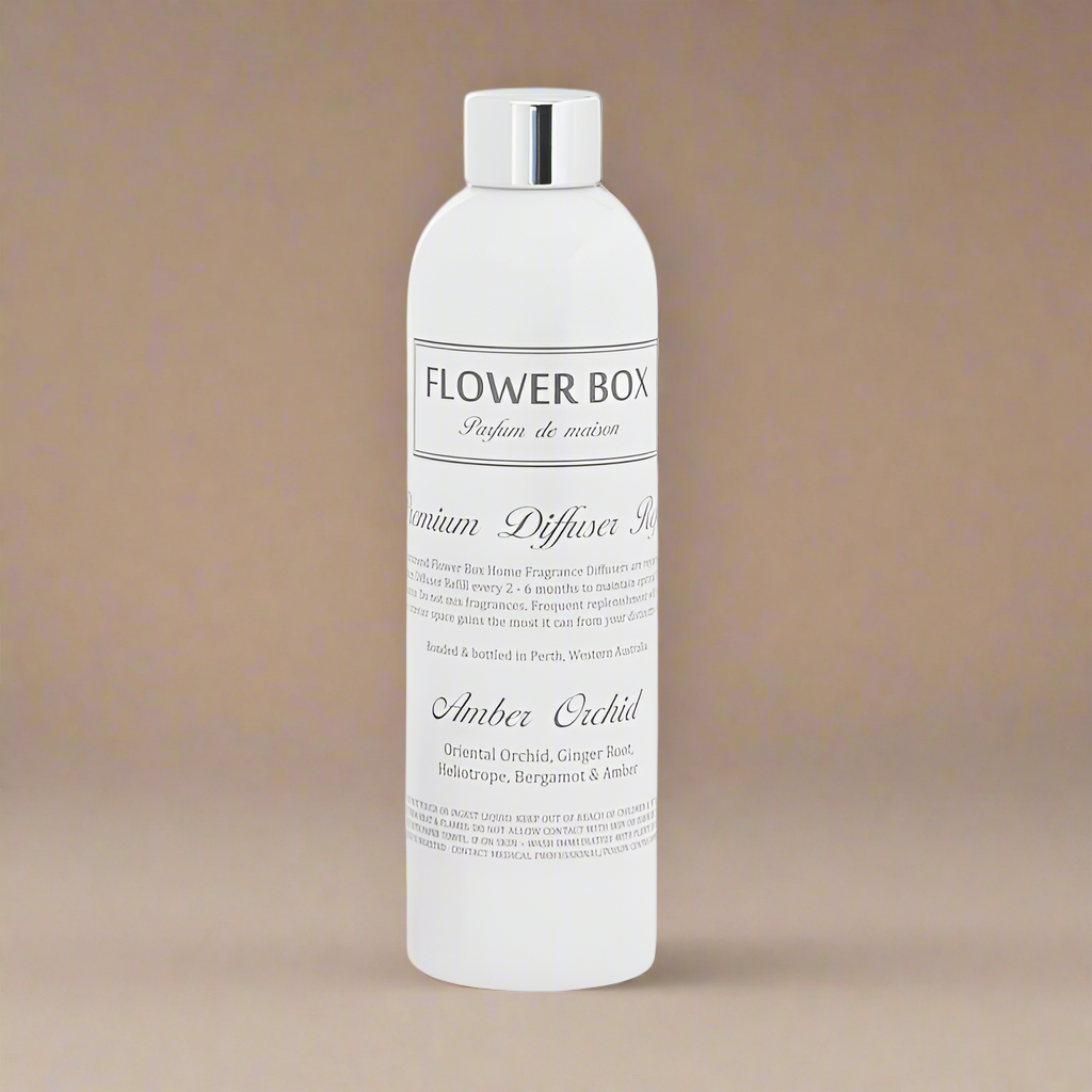 Flower Box 300ml Diffuser Refill - Amber Orchid