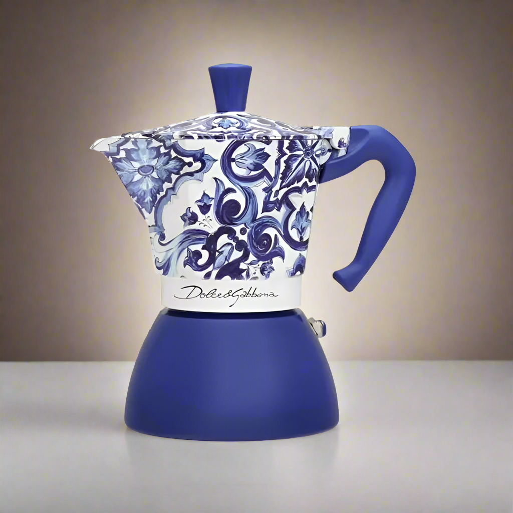 Bialetti x Dolce & Gabanna - 6 Cup Moka in Blue