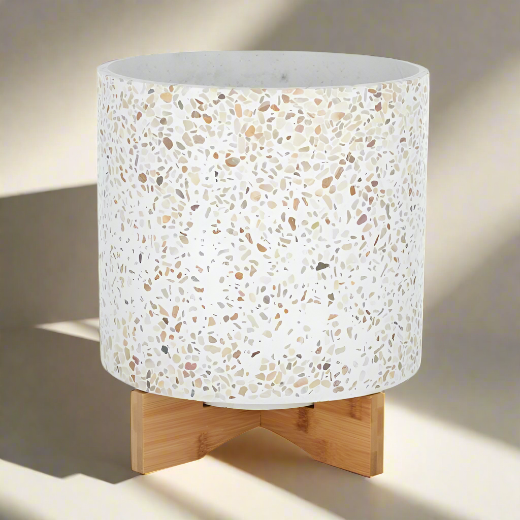 Life Botanic - Zeta Terrazzo Pot on Stand