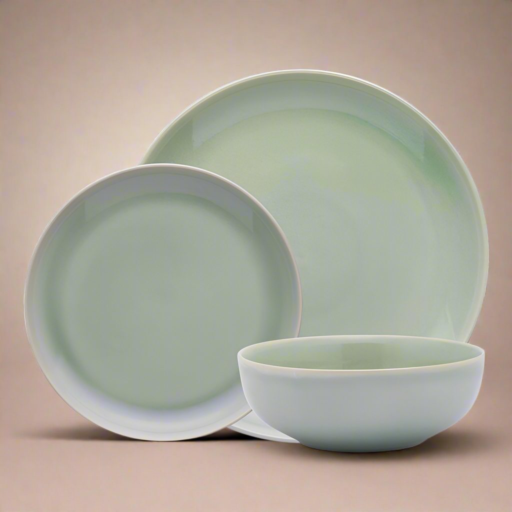 Ecology - Element Stoneware 12pc Dinner Set in Dew