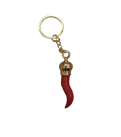 Gold Corni Key Ring - Large