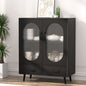 Artiss Double Door Buffet - Black