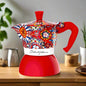 Bialetti x Dolce & Gabanna- 4 Cup MOKA Induction Espresso Maker in Red