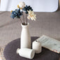 Ceramic White Vases - Set of 3