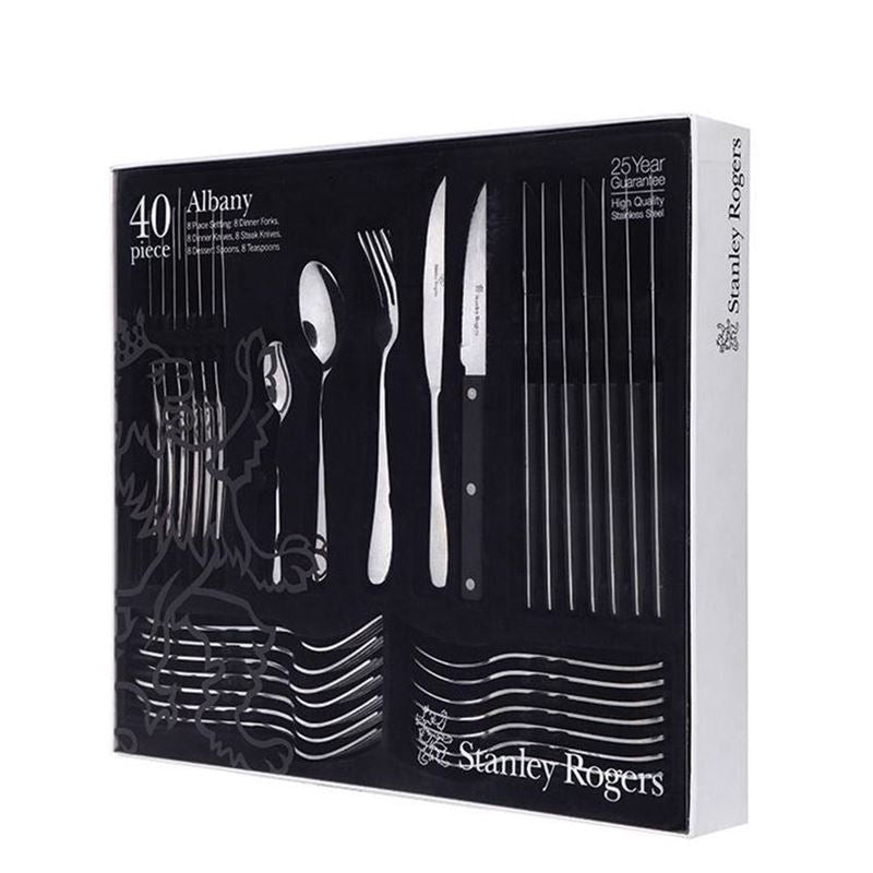 Stanley Rogers - Albany 40pc Stainless Steel Cutlery Set