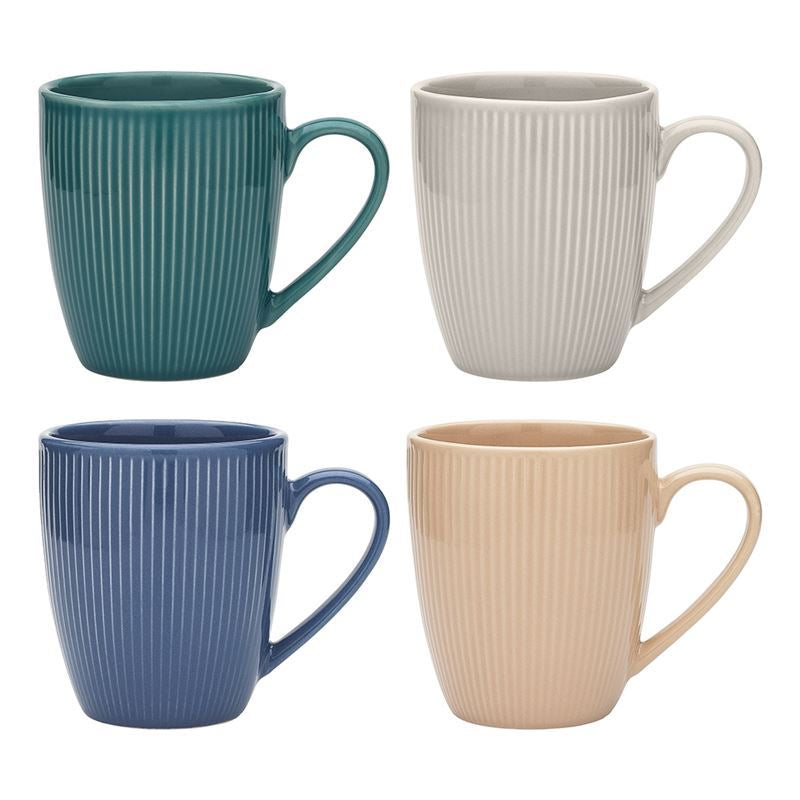 Porto - Meiyo Stoneware 290ml Set of 4 Mugs