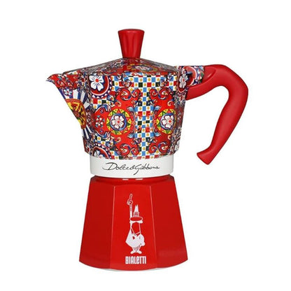 Bialetti x Dolce & Gabanna - MOKA Expeess 6 Cup Espresso Maker in Red