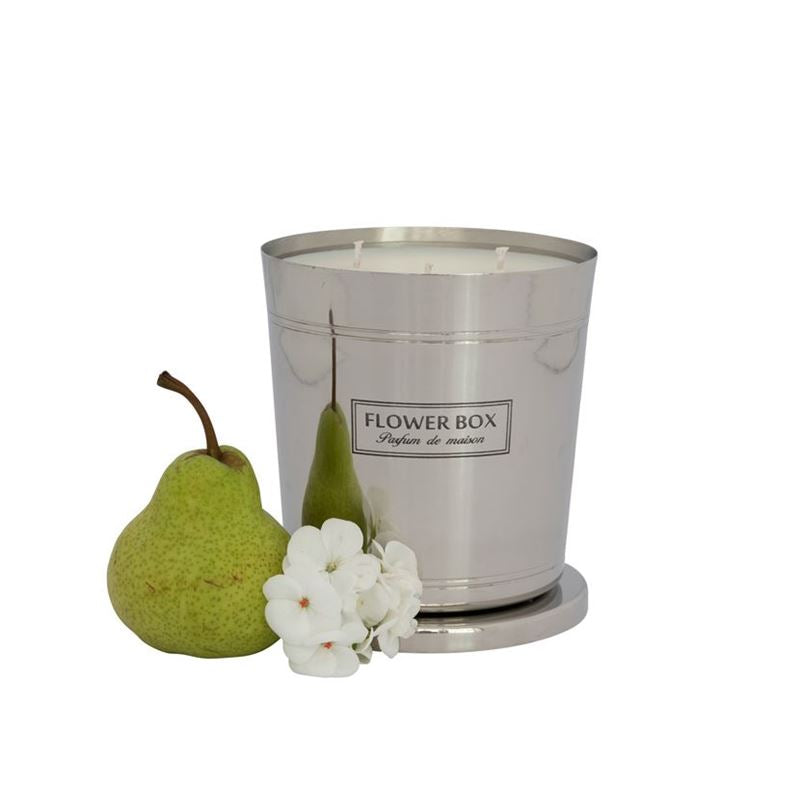 Flower Box - Flowers and Pear Hallmark Candle 1000g