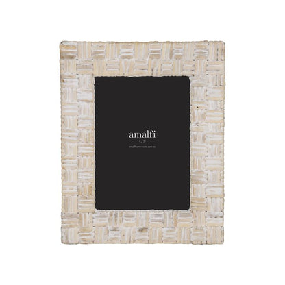 Amalfi - Cardell Photo frame in White/Grey