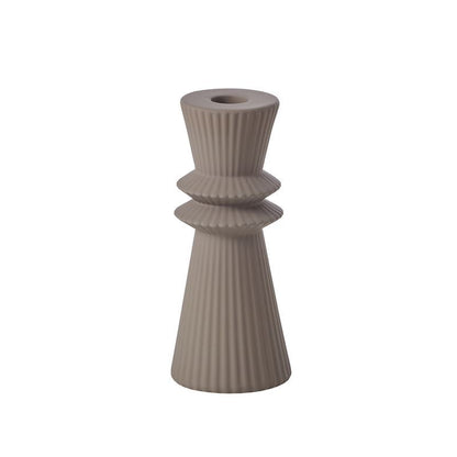 Amalfi - Sarno Candle Holder in Grey