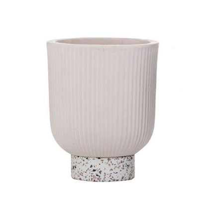 Amalfi - Ari Planter Pot on Stand in Cream