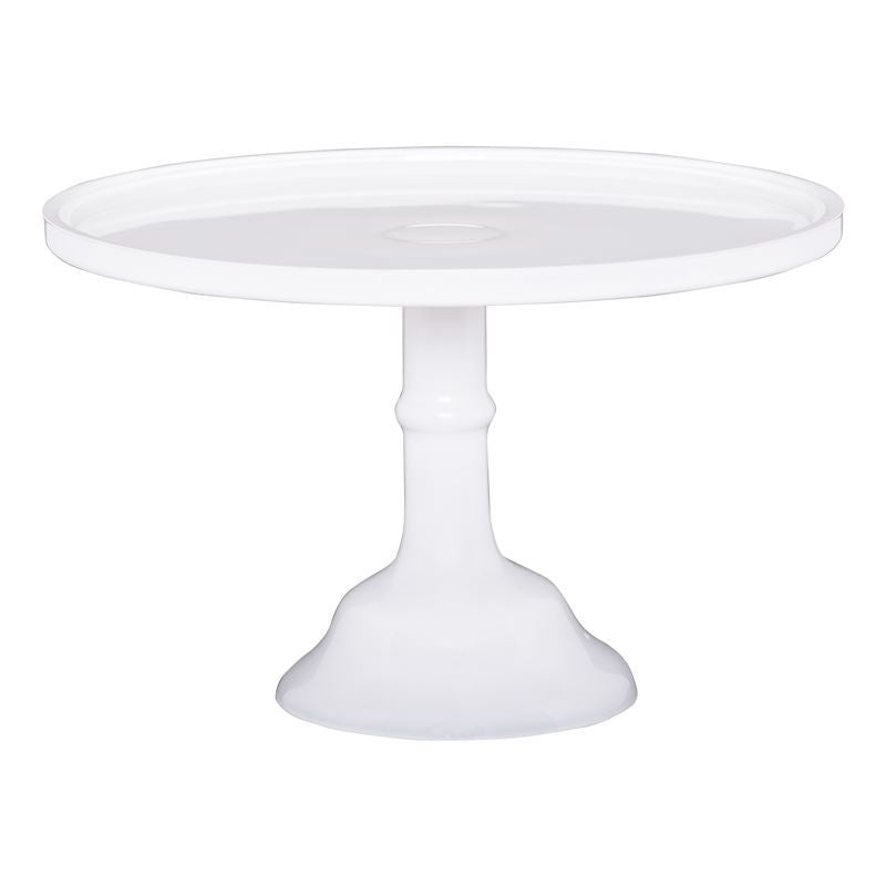 Ecology - Large Torte Glass Cake Stand in White