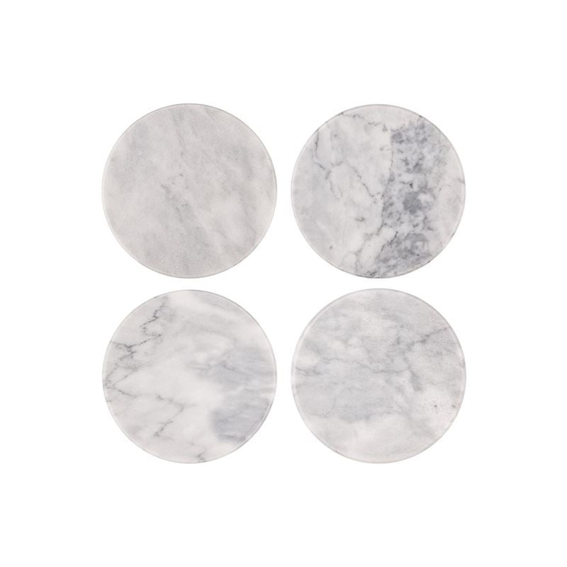 Davis & Waddell- Nuvolo Marble Round Coasters 10cm Set of 4