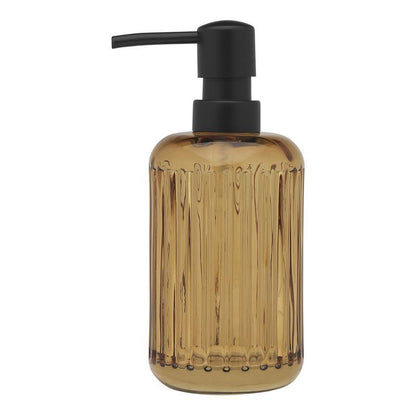 Porto - Ellis Glass Soap Dispenser in Amber