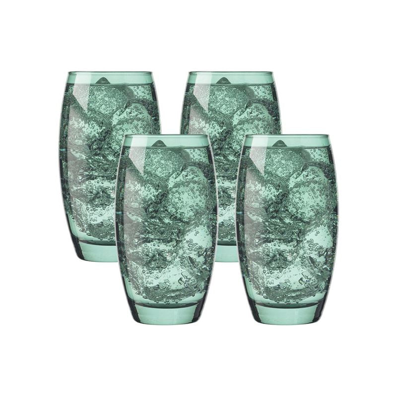 Porto - Caspian High Ball Tumbler 400ml Set of 4 in Green