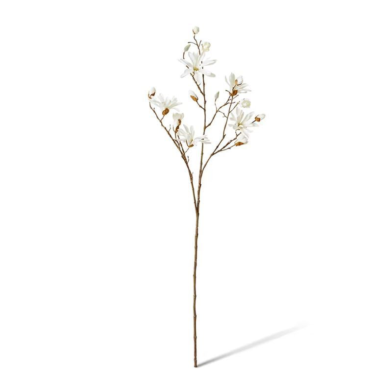 36x28x104cm Elme Living Magnolia Japanese Spray in White