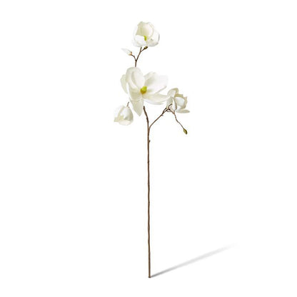 50x22x108cm Elme Living Magnolia Winter Spray White