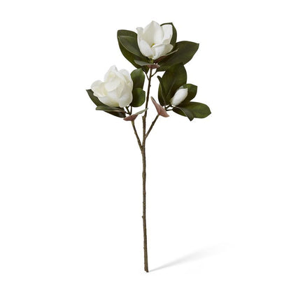 40x40x85cm Elme Living Magnolia Flower Spray White