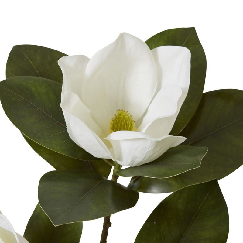 40x40x85cm Elme Living Magnolia Flower Spray White