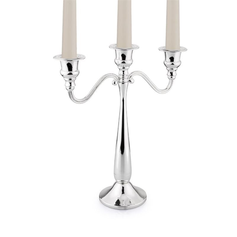 Whitehill - Silver 3 Light Candelabra