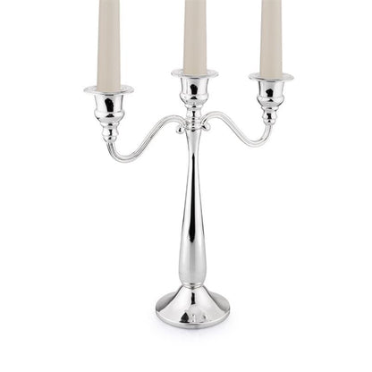 Whitehill - Silver 3 Light Candelabra