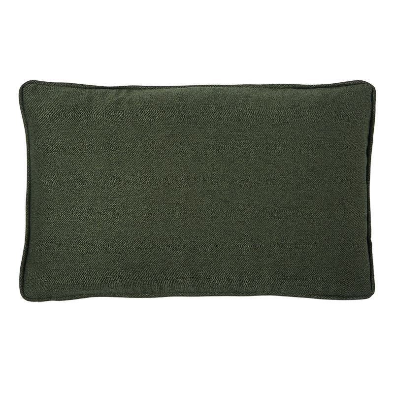 Academy - Velour Cushion in Forest Green