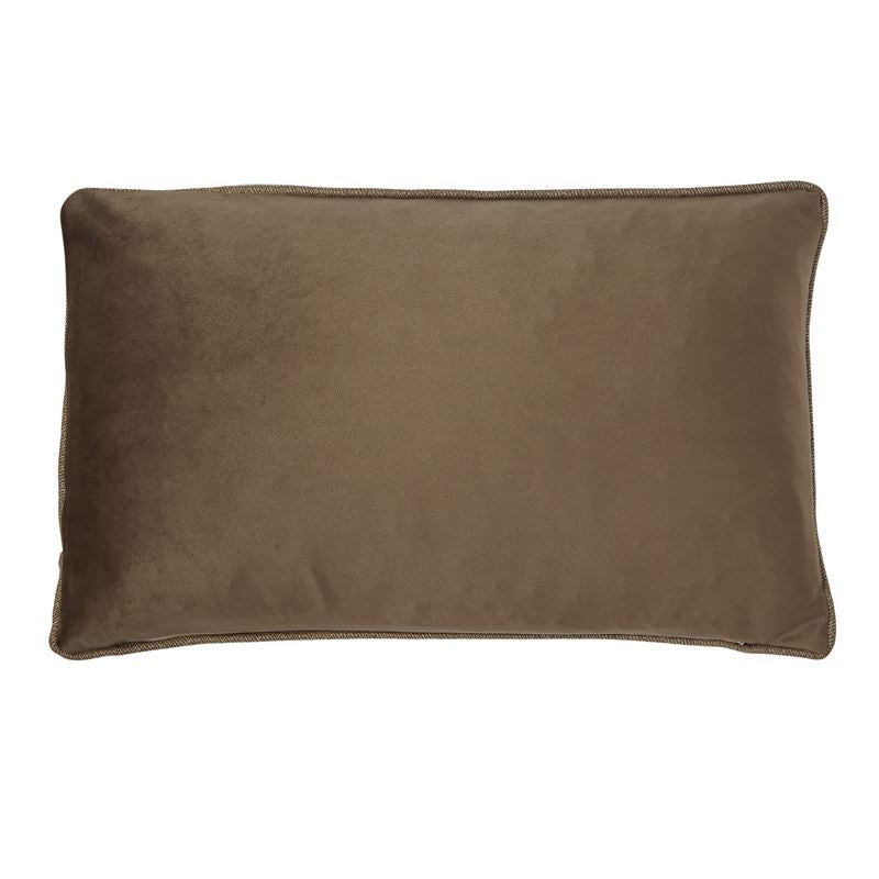 Academy - Velour Cushion in Taupe