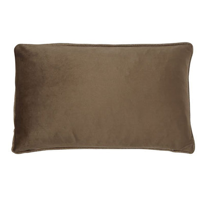 Academy - Velour Cushion in Taupe