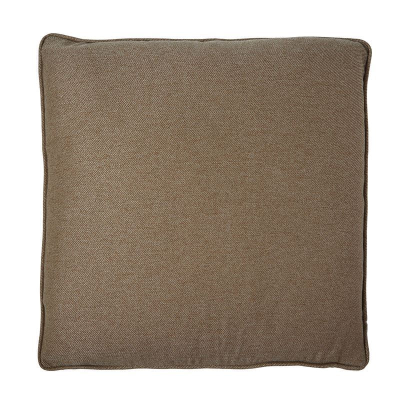 Academy - Large Velour Cushion in Taupe