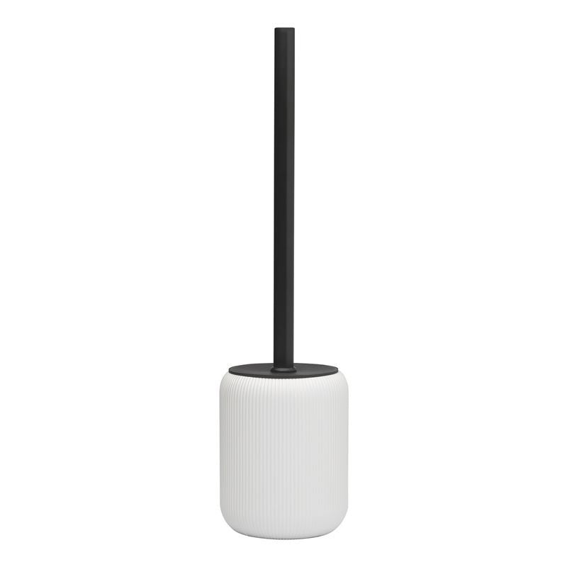 Porto - York Ceramic Toilet Brush Holder in White