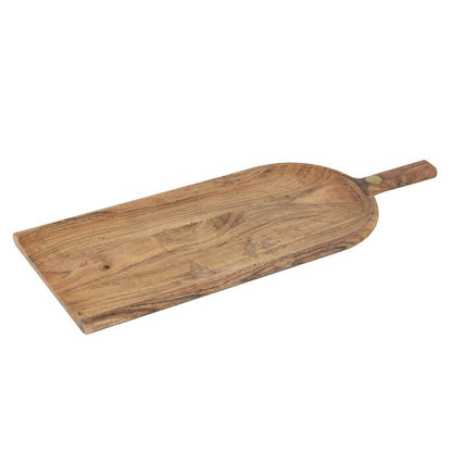 Fine Foods Large Paddle Serving Board with Gold Accent - 48cm x 18cm