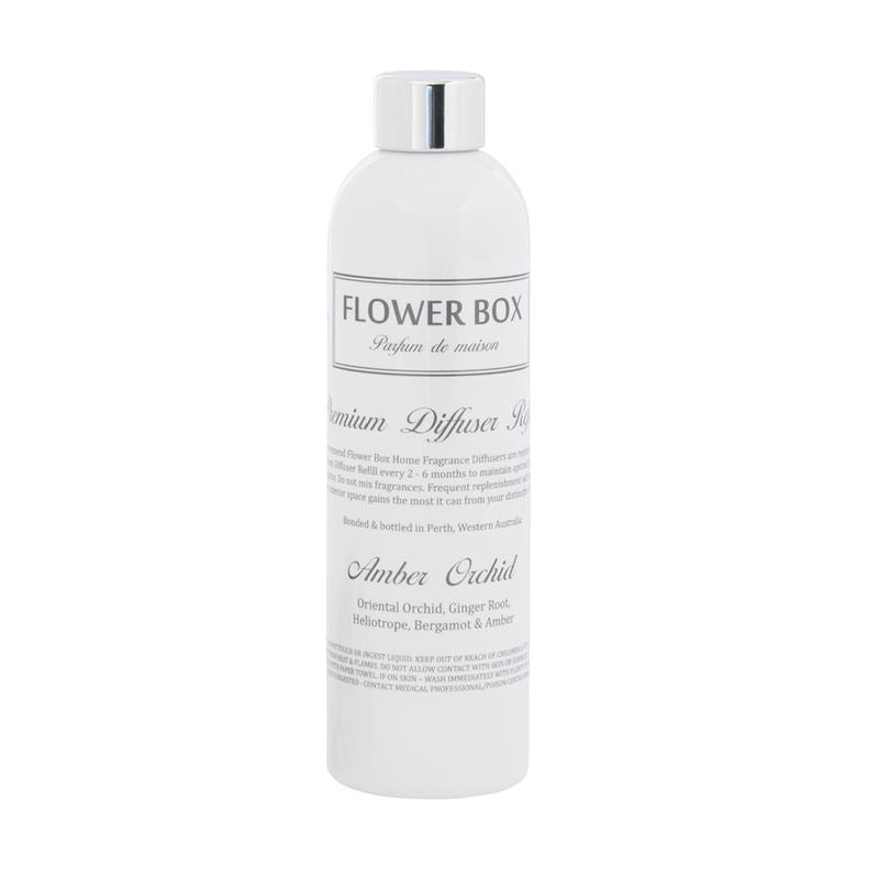 Flower Box 300ml Diffuser Refill - Amber Orchid