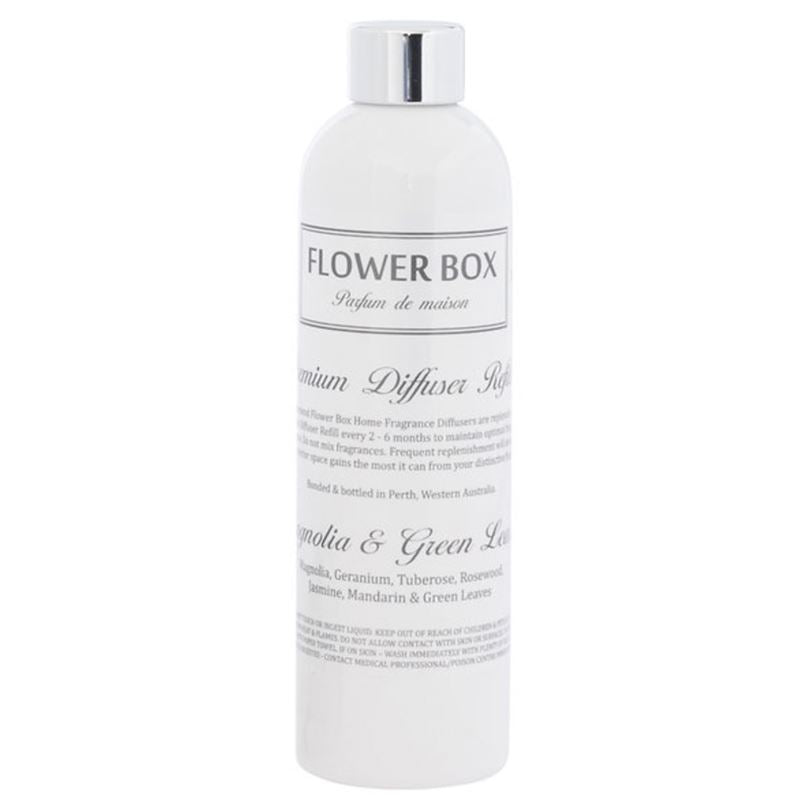 Flower Box 300ml Diffuser Refill - Magnolia & Green Leaves