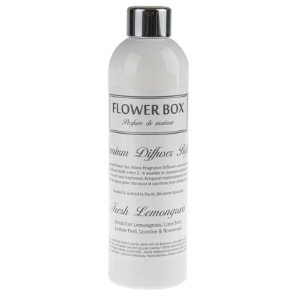 Flower Box 300ml Diffuser Refill - Fresh Lemongrass