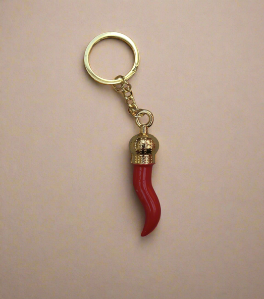 Gold Corni Key Ring - Small