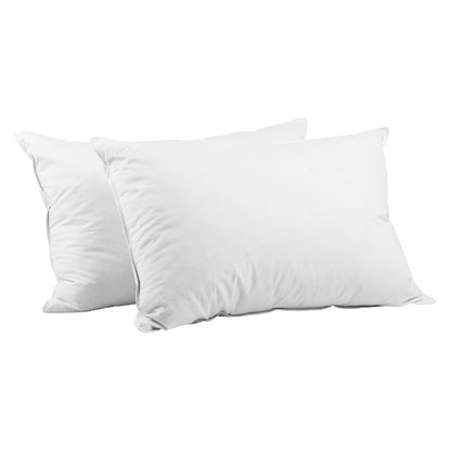 Duck Feather Down Pillow Twin Pack - Giselle Bedding