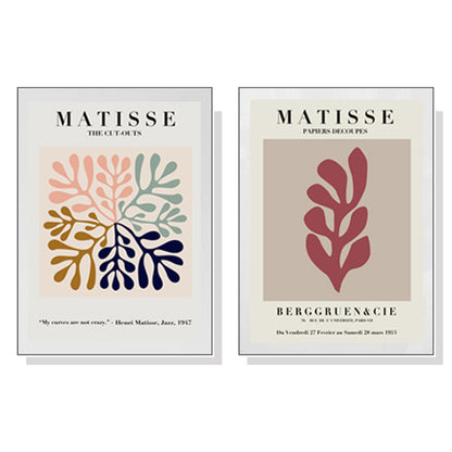 70cmx100cm Matisse 2 Piece Set - White Framed Print