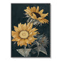 50cmx70cm Sunflowers - Black Framed Print