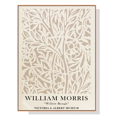 40cmx60cm William Morris Neutral - Oak Framed Print