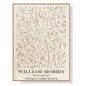 90cmx135cm William Morris Neutral - Oak Frame Print