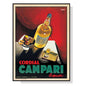 50cmx70cm Cordial Campari Liquor - Black Framed Print