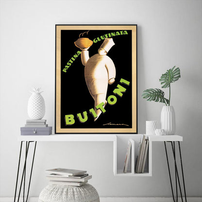 50cmx70cm Buitoni - Black Framed Print